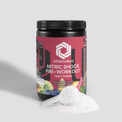 Nitric Shock Pre-Workout Powder (Fruit Punch)