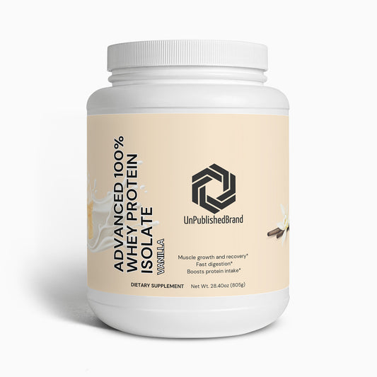 Advanced 100% Whey Protein Isolate (Vanilla)