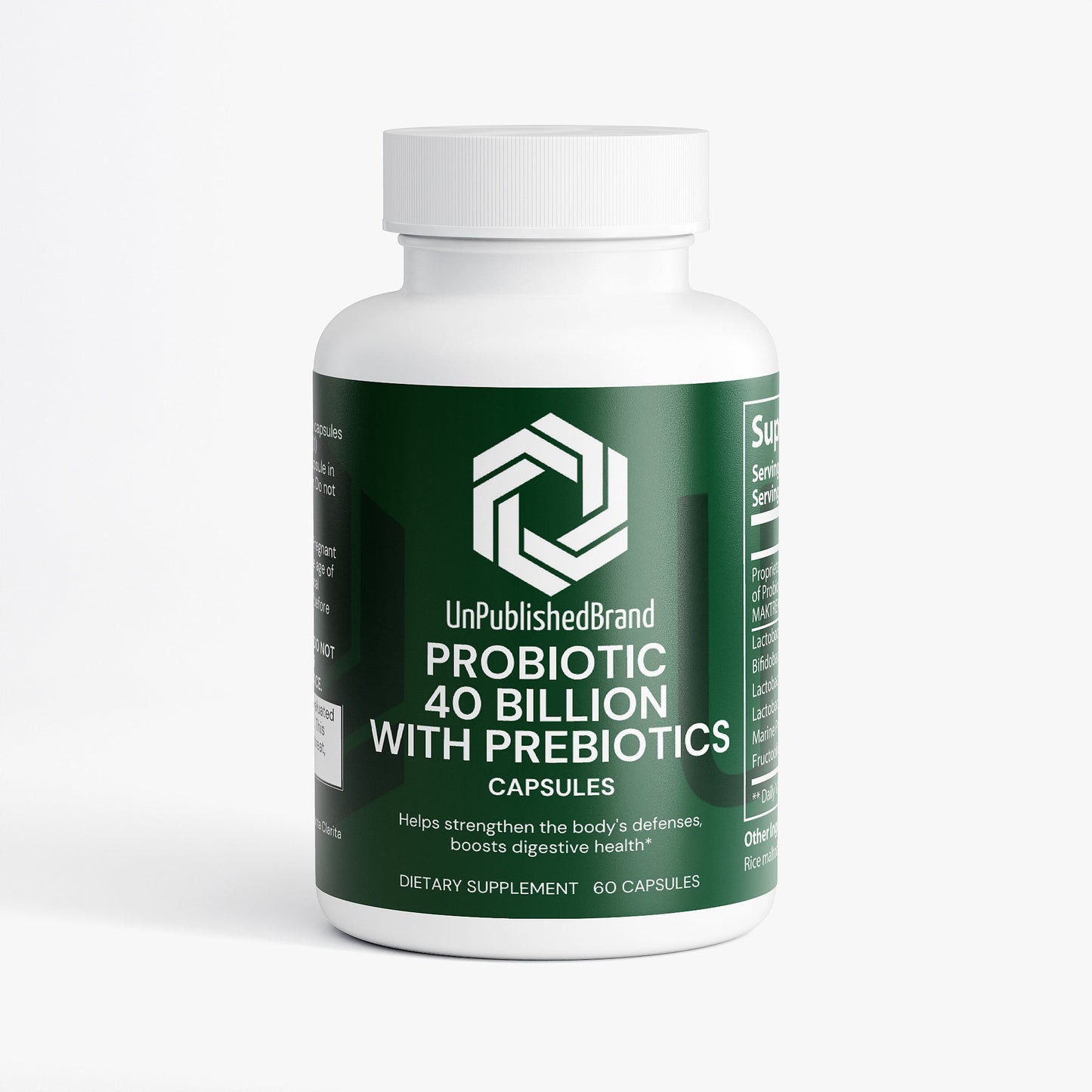 Probiotic 40 Billion with Prebiotics