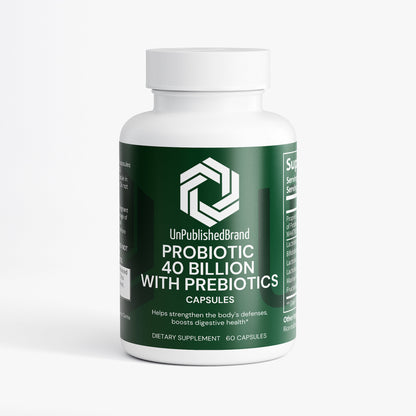 Probiotic 40 Billion with Prebiotics