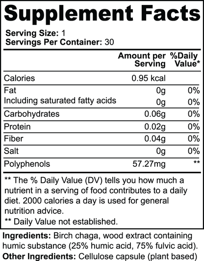 Birch Chaga Microbiome Wellness Capsules