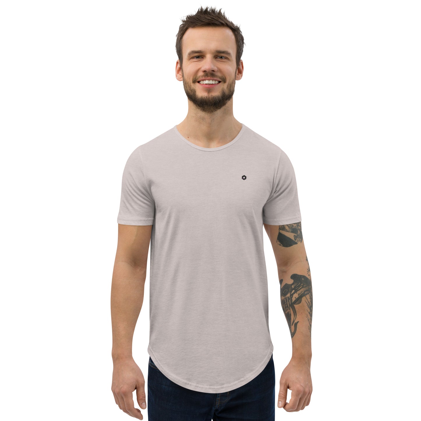 Men's Curved Hem T-Shirt